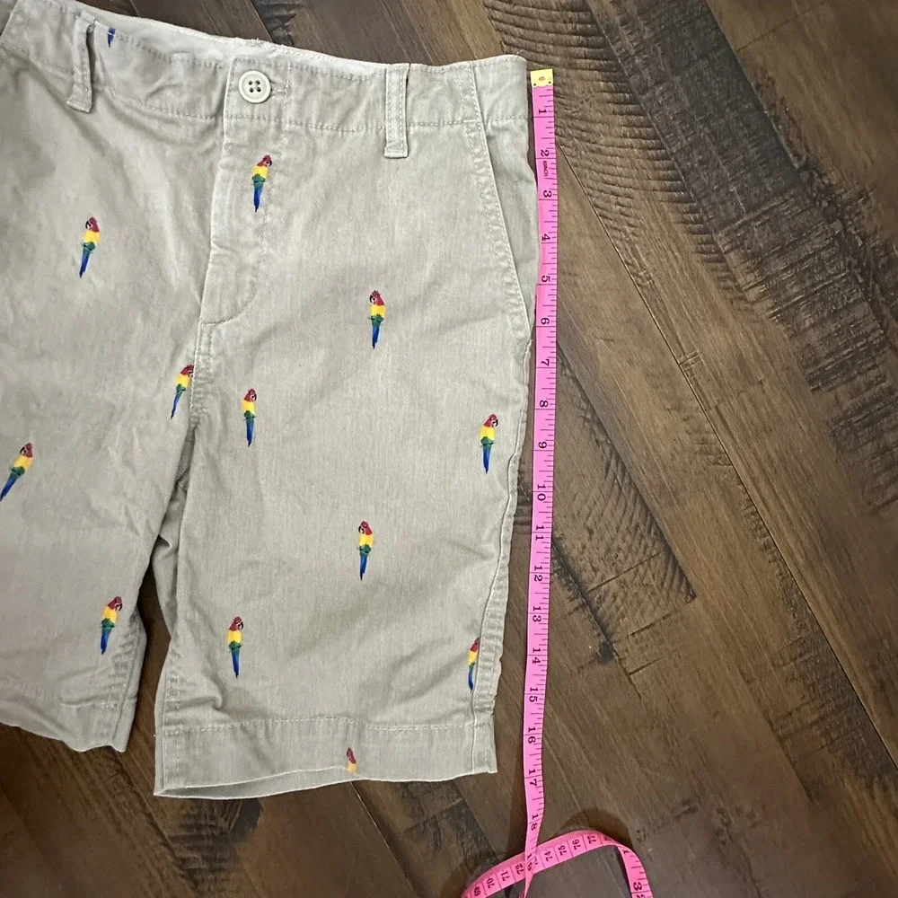 Gap‎ Boys Khaki Shorts with Stretch With Parrots Size 14